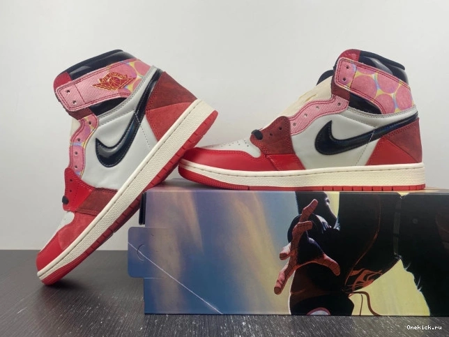One Kick Spider-Man Spider-Verse the OG 1 Across Jordan DV1748-601 High 0813